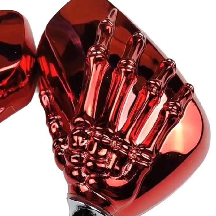 1 Pair Motorbike Rear View Scooters Modification Accessories Skeleton Hand Side Motorcycle Rearview