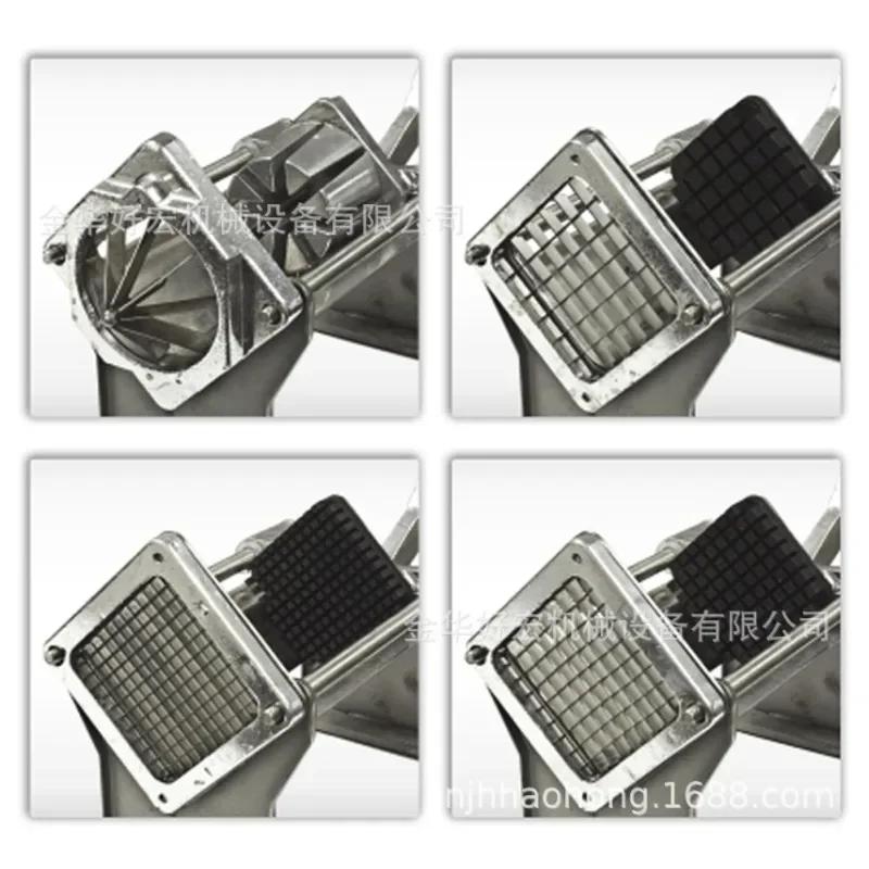 Replace Stainless Steel Blades for Potato Cutter Dicer Manual Vegetable Chopper Black 1/2'' 3/8'' 1/4'' 8-Wedge