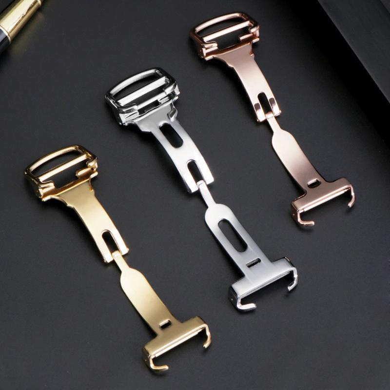 16 18 20 22m For Cartier blue balloon leather watchband Blue crocodile skin convex men women Folding buckle watch strap bracelet