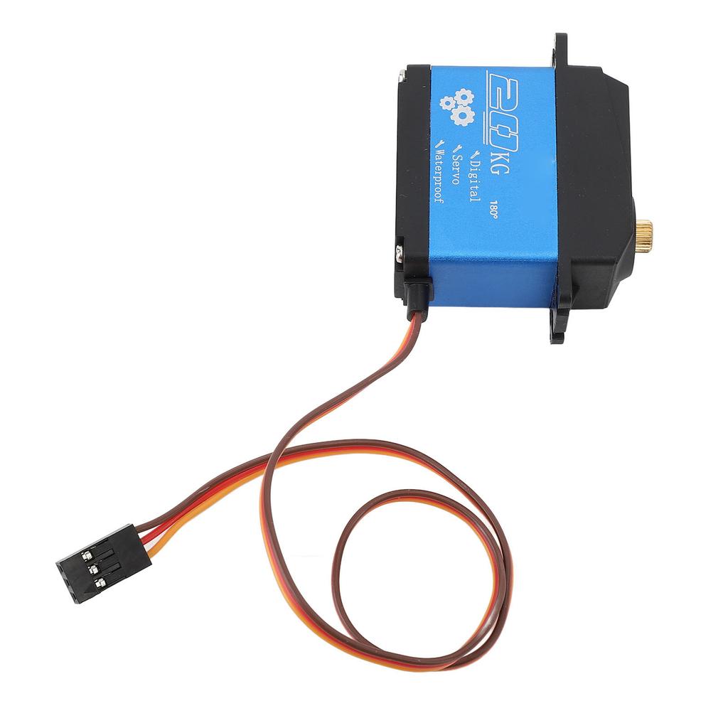 20kg RC Servo High Torsion Programmable Metal Gear Servo for RC Car Boat Robot DC4.8?6V