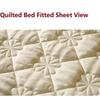 Soft Sanding Quilted Mattress Cover Double King Size Customized  Anti-mite Pad Protector Cover Not Including Pillowcase