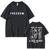 A True Patriot Charlie Kirk 1993-2025 Graphic T Shirt Men's Vintage Gothic Clothing T-shirts Casual Y2K Cotton Short Sleeve