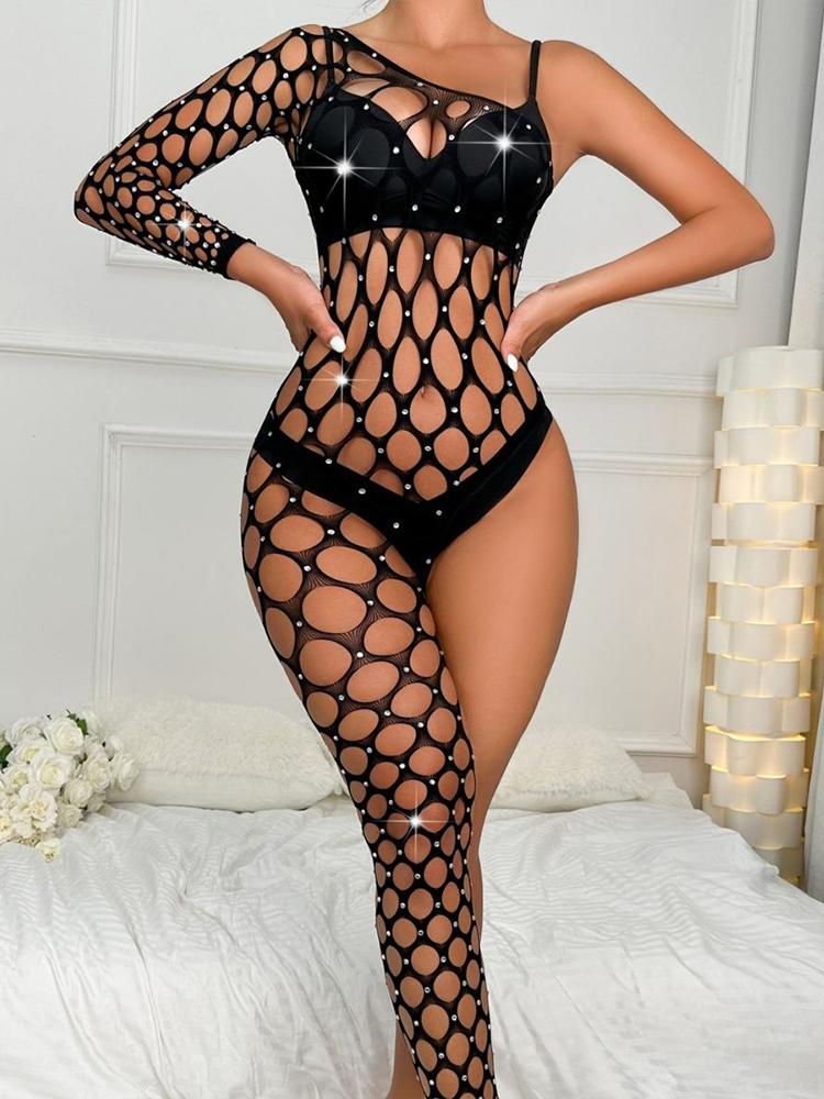 Sexy Women Costumes Fetish Lingerie Teddies Bodysuits Hot Erotic Lingerie Body Suit Elasticity Mesh Body Bodystocking Body Suit