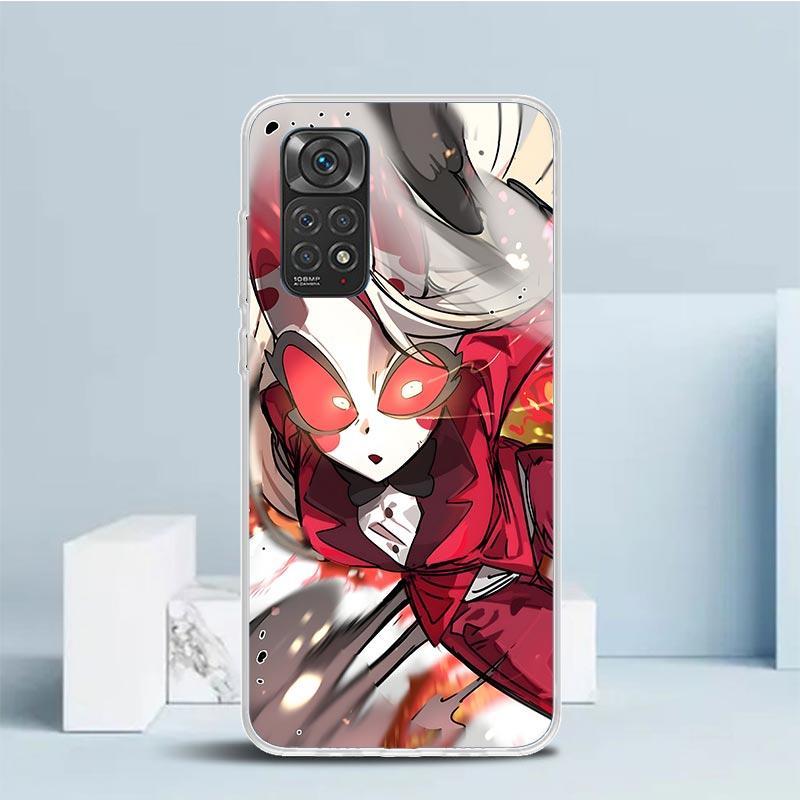 H-Hazbin H-Hotel Angel Dust Soft Cover for Xiaomi Redmi Note 15 14 13 12 Pro Plus Phone Case 14S 11S 11T 11E 10S 10 4G Pattern S