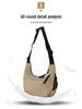 Trendy Large Capacity Ladies Casual Dumpling Crossbody Shoulder Bag for Work and Commute
