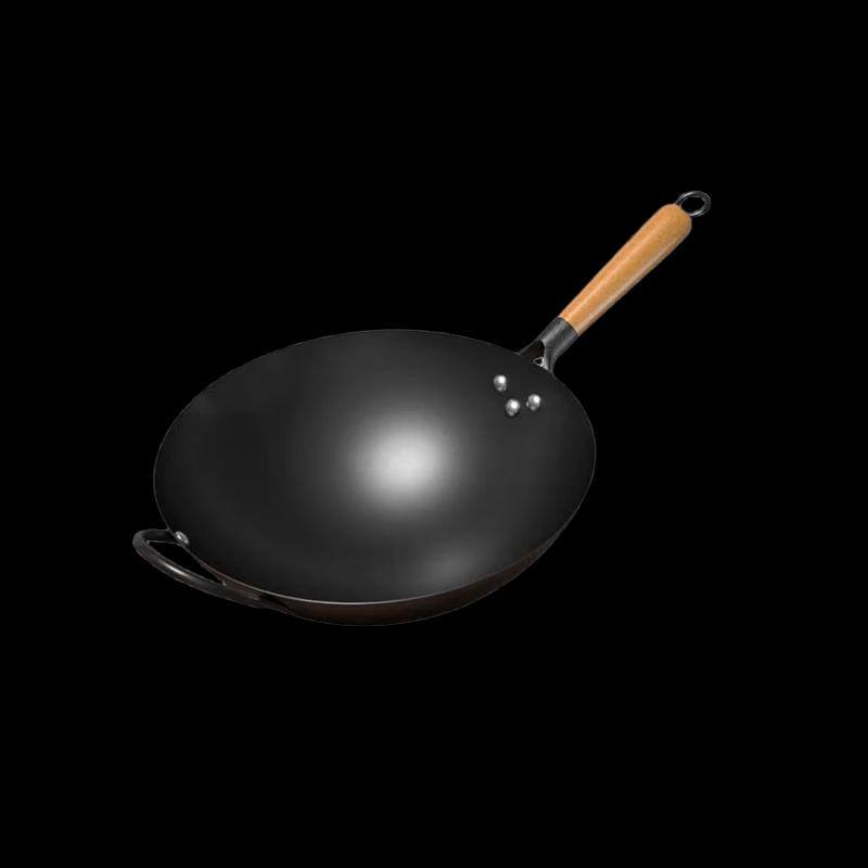 Lilang Nitrided Coating-Free Round-Bottom Wok