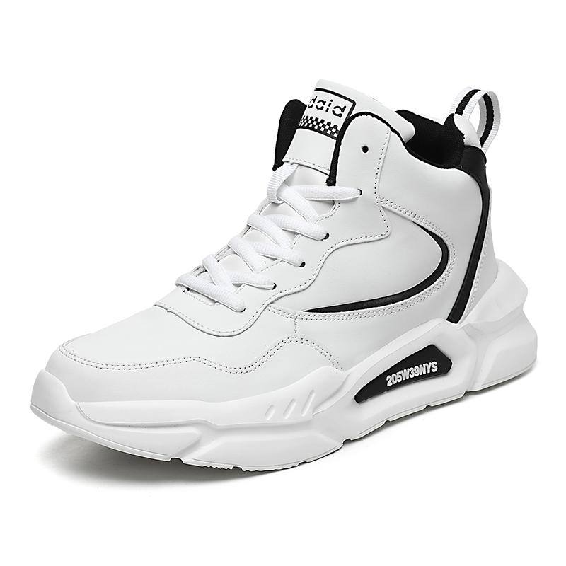 Mens High-tops Sneakers Trendy Boys Non-slip Basketball Shoes Outdoor Sports Tennis Shoes Comfortable Womens Sneakers