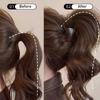 Matte Shark Clip Long Lasting Styling Back of The Head Clip  Hair Accessories