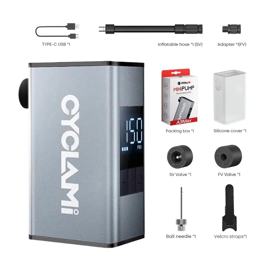 Mini Electric Air Pump Portable Bicycle Lightweight Tire Inflator Outdoor Road Mountain Bike Electric Air Pump Riding Equipment