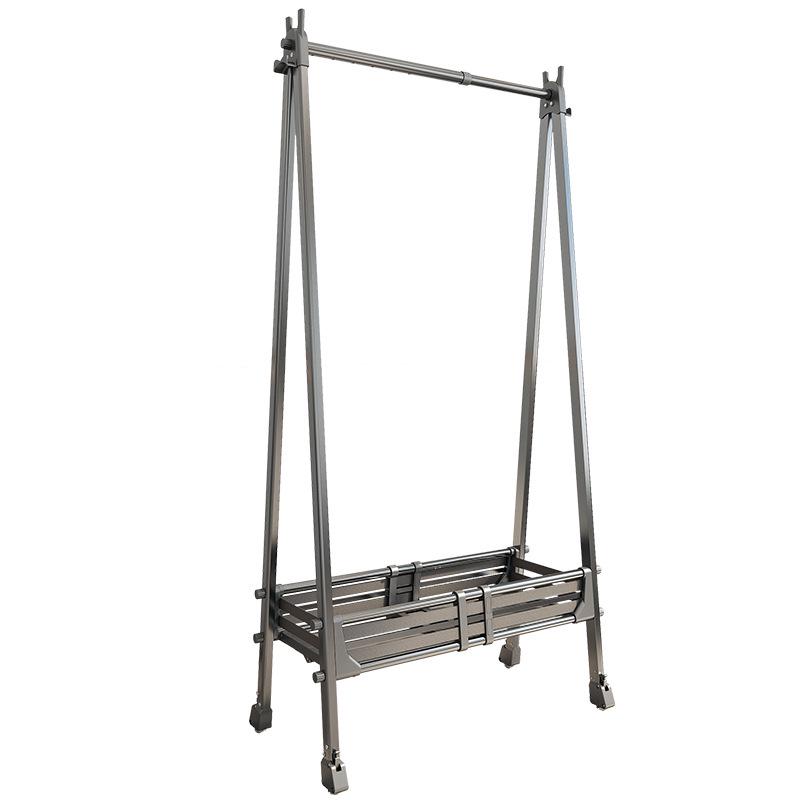 Luxury Folding Floor-Standing Coat Rack for Bedroom - Movable & Retractable