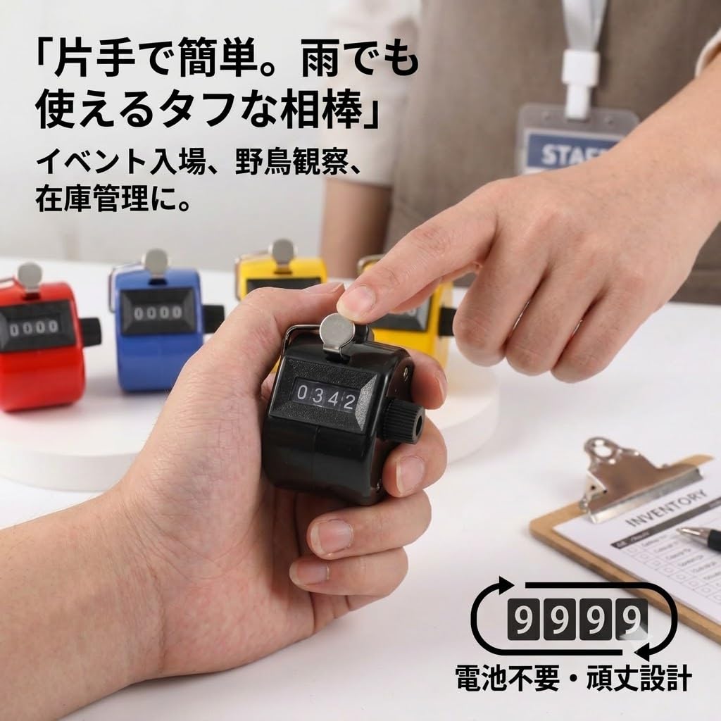 Counter Handheld Counter Count Number of Pieces Lightweight Small Compact