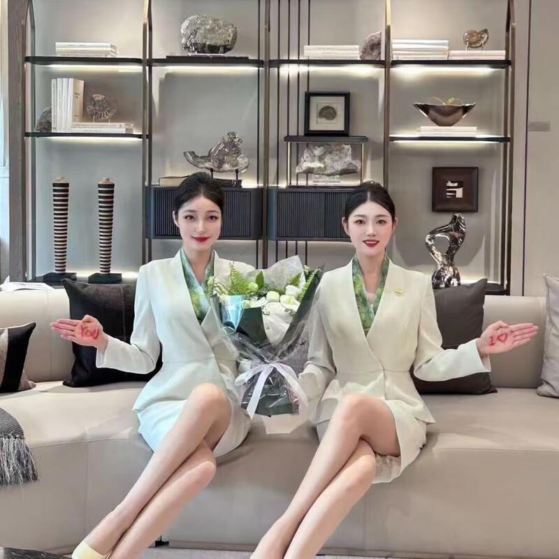 

JAYNE B FAN Women s Professional Uniform Dress Set M