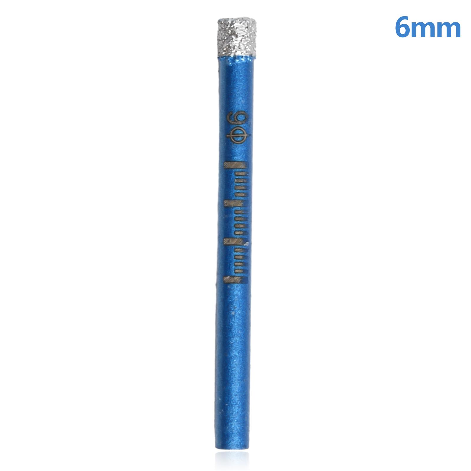 

6/8/10/12/14/16mm Coated Core Drill Bit Round Shank For Glass Marble Granite Drill Bit Meal Drilling Hole Open Cutter Tools