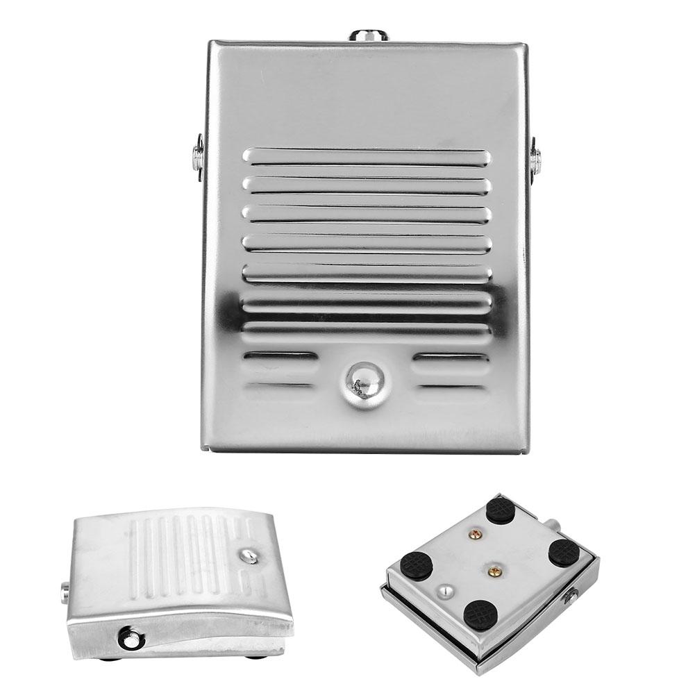 Stainless Steel Tattoo Foot Pedal RCA Interface Tattoo Machine Gun Foot Switches