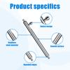 15Pcs Watch Strap Links Pins Connection Fixed Stainless Steel Ear Rod Watch Bolt Hand Repair Tool Set Accessories
