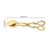 Vintage Bread Tongs Salad Cake Buffet Clip Kitchen Utensil (Spoon Fork Gold)