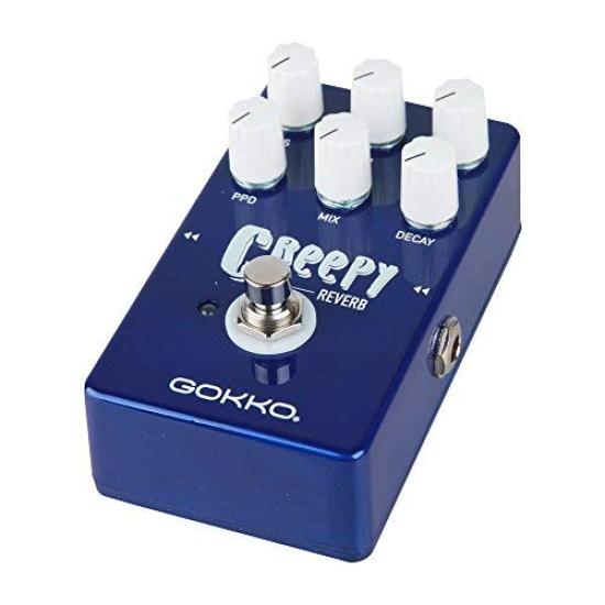 GOKKO Reverb Pedal Guitar Effects Pedal Multi-functional GK-26 (CREEPY REVERB)
