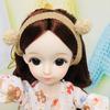 Long Hair 30cm Bjd Doll with Clothes Attractive Eyes Princess Makeup Ball Joint Doll  Babies