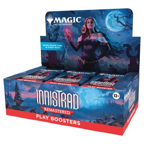 Magic: The Gathering Innistrad Remastered Play Booster English Version (Box of 36 Packs) MTG Trading Card Wizards of the Coast INR Innistrad Remastere