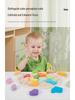 Rainbow Wooden Color Recognition Puzzle for Early Education and Child Development
