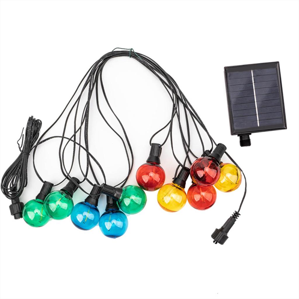 Жаңа су өткізбейтін RGB LED G40 күн жолды шамдары, ашық ауада Рождество мерекесіне арналған 21 м ертегі шамы, гирляндия бағы үйлену лагерінің декоры