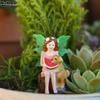 Funny Fairy Girl Statue, Fairy Garden Accessories, Resin Sculpture For Micro Landscape Flowerpot Lawn Yard Garden