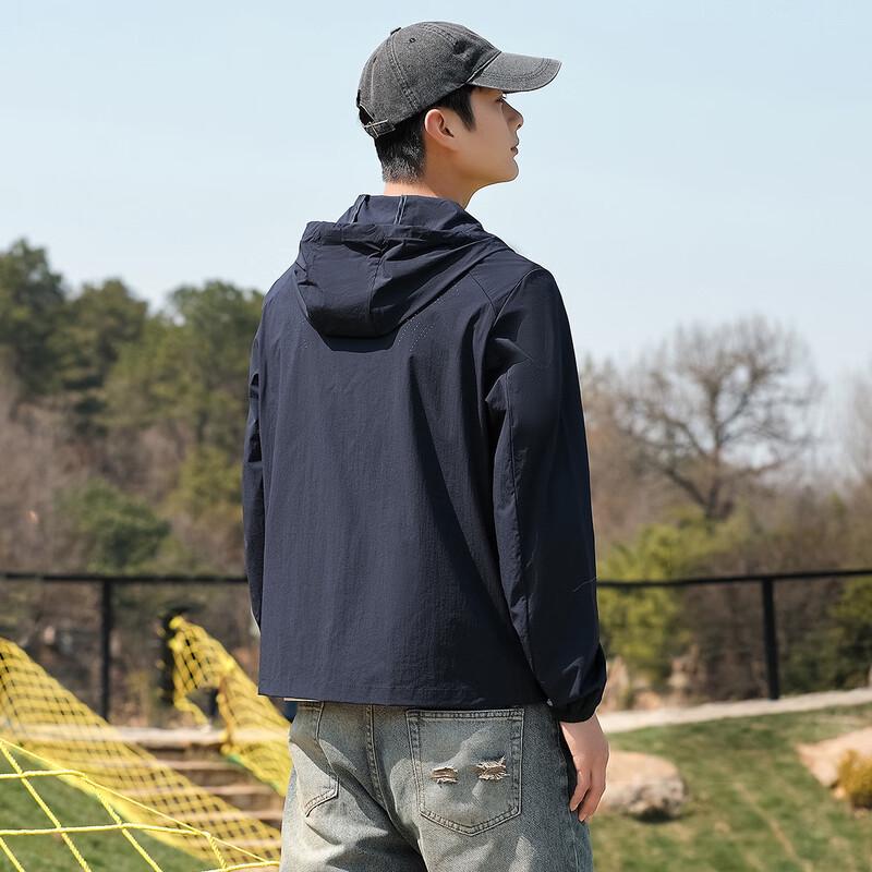 JEEP Men's UPF50+ Cooling Hooded Sun Protection Jacket