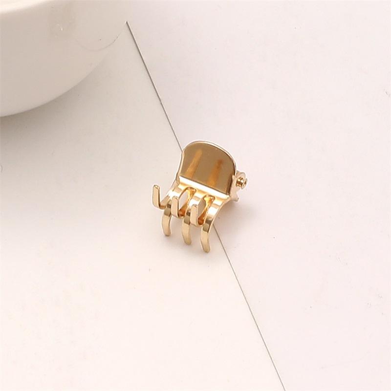 Fashion Women Hair Claw Small 1.5cm Metal Hair Clips Colorful Solid Color Cute Claw Clip Girls Hair Accessories Hair Clip New
