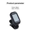 Guitar Tuner LCD Display Compact ABS Clip On Chromatic Digital Tuner for Guitar