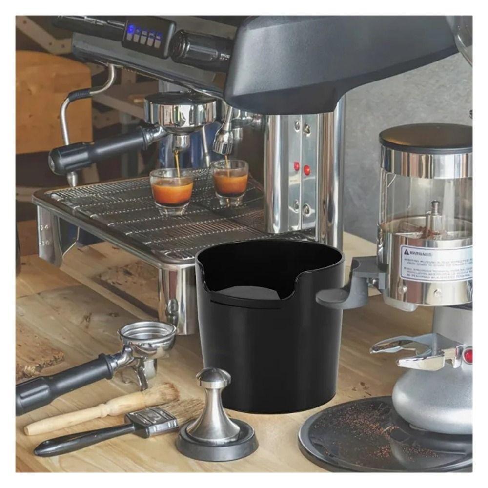 Non-Slip Coffee Powder Residue Box Easy Clean Coffee Bar Accessory Espresso Machine Use