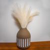 15Pcs Faux Pampas Grass,21"/55cm Fake Pampas Grass Decor for Living Room Party Wall Vase Wedding Decoration