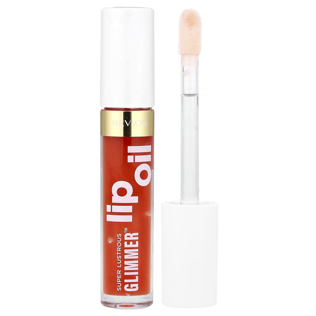 Revlon, Super Lustous Glmer™, Lip Oil, 002 Miss Coral, 3.8 ml (0.13 fl oz)