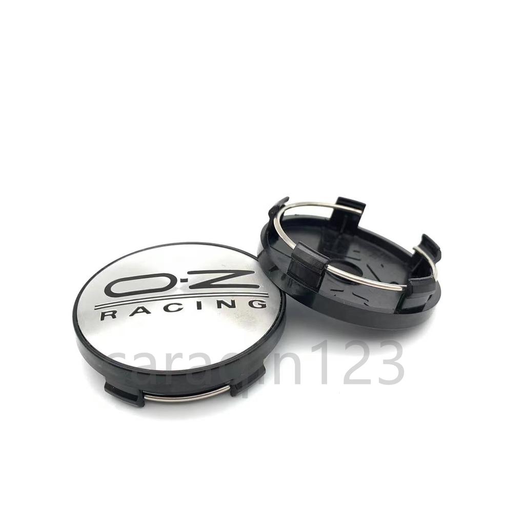 4 ΤΕΜΑΧΙΑ 60mm OZ Racing Καλύμματα Κέντρου Τροχού Αυτοκινήτου Σήμα Εμβλήματος Λογότυπο Τροχού Ετικέτα Αξεσουάρ Στυλ Αυτοκινήτου