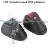 DC12V24V 3W LED Navigation Licht Signal Lampe IP66 Wasserdicht für Marine Boot YachtBlack