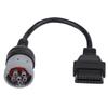 Truck Diagnose Interface Female 16 Pin   6 Pin Adapter Cable for Automotive Diagnostic Tool