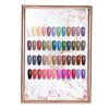 Vzorník barev pro nail art Stojan na vystavení Nehtové tipy Gelové laky Vzorník barev Rám