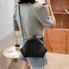 Vintage Embroidered Chain Crossbody Bag - Shell Design, Versatile Shoulder Bag for Women