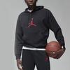 Jordan Logo Print Hoodie Men Tops Black FD7466-010