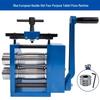 European Style Hand-Crank Metal Press for Tablets, Jewelry, and Wire: Round/Square Shaping & Drawing