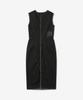 Raf Simons Back Button Fit Dress - Black / 231W4640099