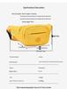 Women's Crossbody Waist Bag: Water-Resistant, Colorful, Large Capacity for Phone & Cash