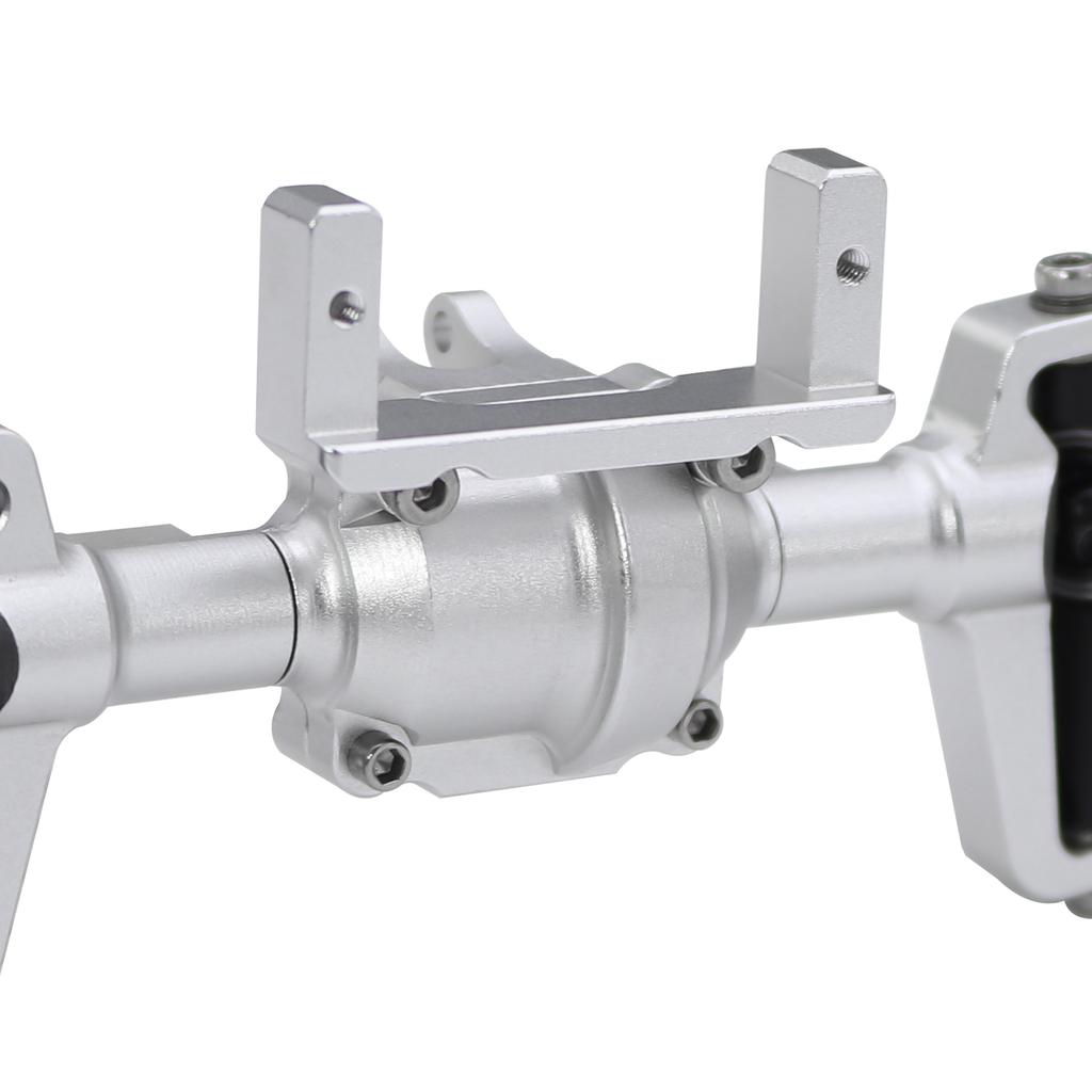 Aluminum Front Rear Portal Axle Complete Set+Brass Knuckle Cover For FMS FCX24 Power Wagon K5 FCX18 LC80 RC Crawler Upgrade Part