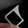 Headlight Lamp Switch Panel Button Trim For Benz 2008-14 C-Class Silver Aluminum