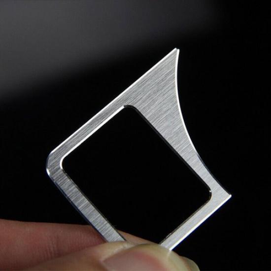 Headlight Lamp Switch Panel Button Trim For Benz 2008-14 C-Class Silver Aluminum