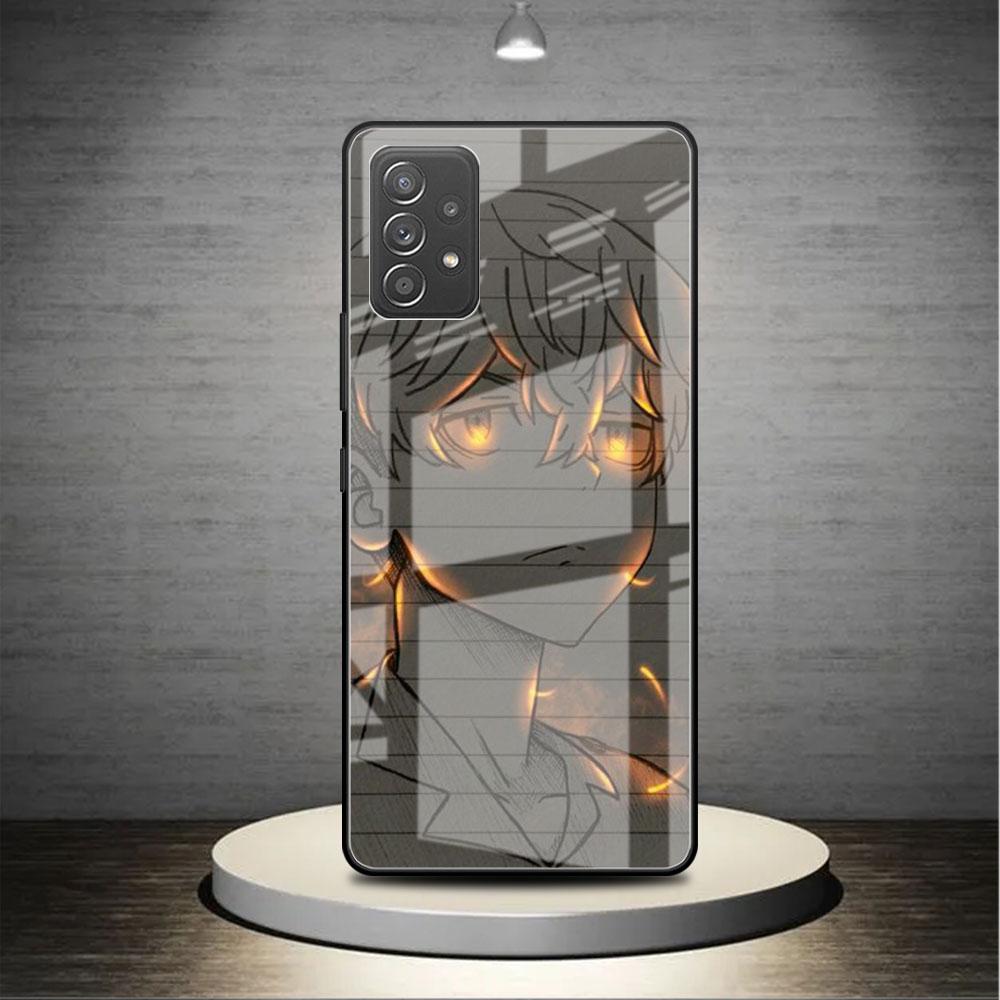 Glass Case For Samsung Galaxy A52 A71 A50 A51 A70 A21s A31 A72 A10 A12 A30 A22 5G Phone Cover Tokyo Revengers Anime