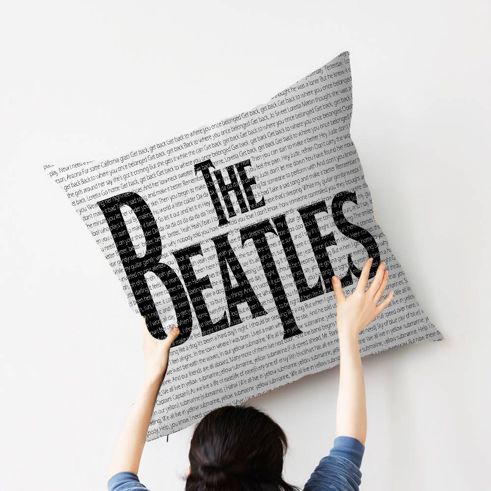 Band Singer The B-Beatles Pillow Gifts Home Office Furnishings Bedroom Sofa Car Cushion Cover case 45x45cm