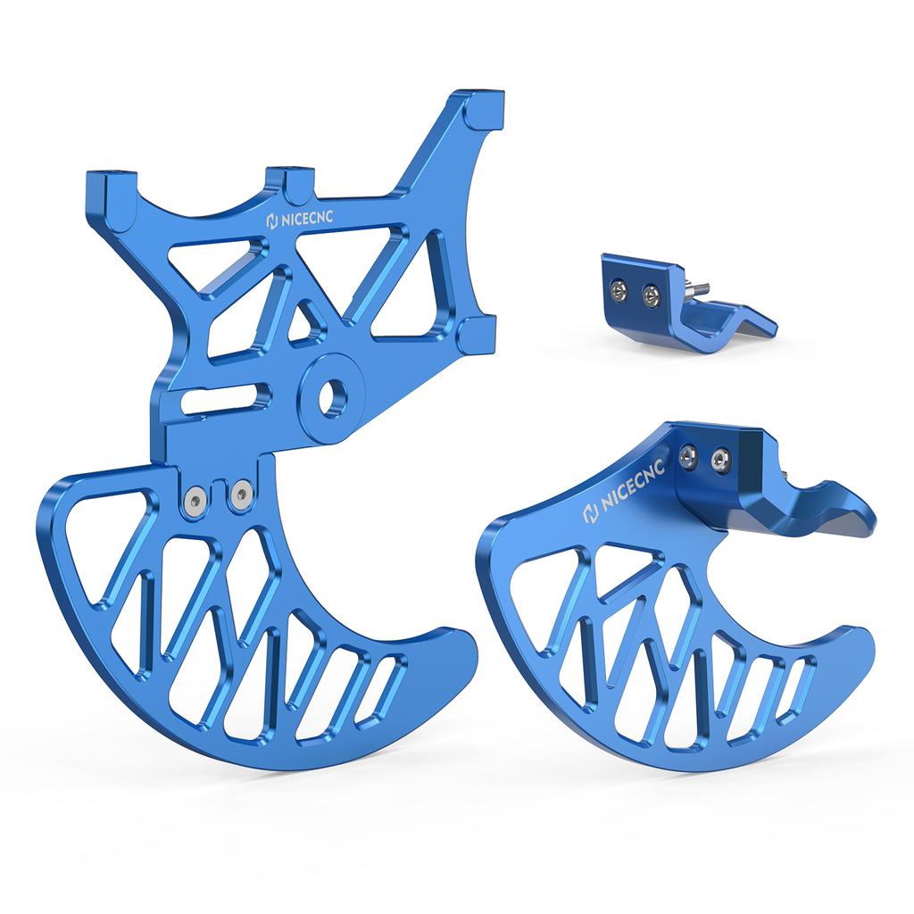 NICECNC Front Rear Brake Disc Guard & Front Fork Leg Guards For Surron Light Bee X S L1E For Segway X160 X260 Electric Dirt Bike