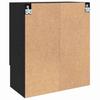Wall Cabinet Black Oak Effect 60 x 31 x 70 cm Particleboard