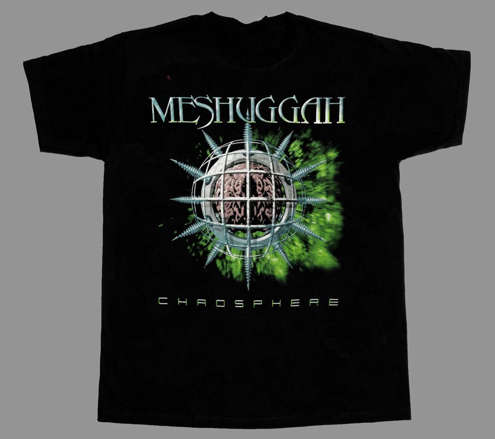Seltenes Meshuggah Band Kurzarm Vollgröße Unisex Schwarzes T-Shirt Unisex T-Shirt
