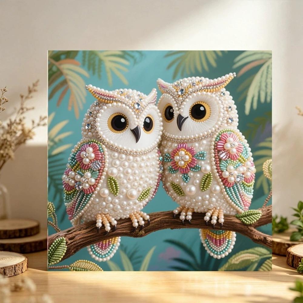 Handmade Cat Pearl Painting Hanging Decoration Painting Kit DIY Pearl Painting Kids Toy